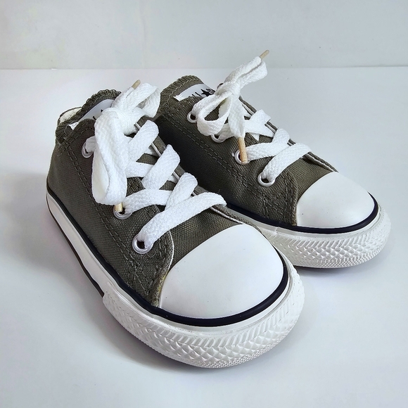 Converse Kids' Classic Green Sneakers - Picture 3 of 8